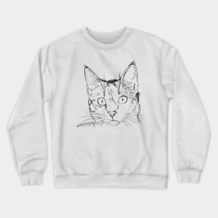 Funny cat design Crewneck Sweatshirt